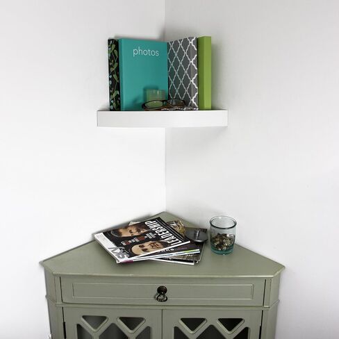 InPlace Shelving 191808 0191808 عرض × 11.8 بوصة عمق × 2 بوصة ارتفاع رف عائم قابل للتركيب على الحائط مع أقواس غير مرئية، مادة بناء الإسبريسو، 11.8 بوصة عرض × 11.8 بوصة عمق × in Kuwait