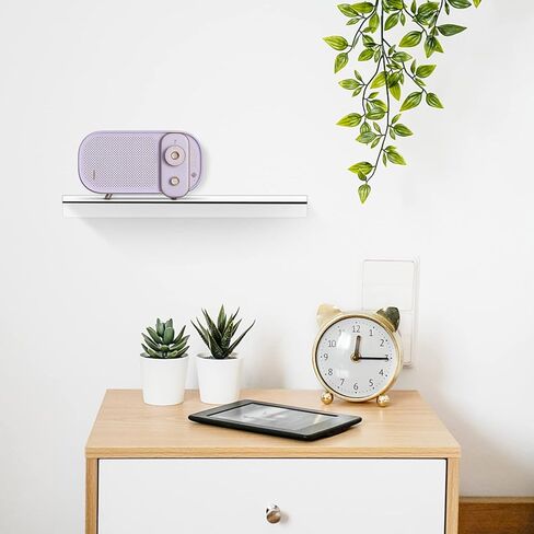 ديسبلاي فور توب رف اكريليك شفاف، رف كتب عائم يثبت على الحائط للمجموعات وكتب الاطفال والنباتات في المكتب وغرفة النوم وغرفة المعيشة، مجموعة من قطعتين (12 انش و16 انش) in Kuwait