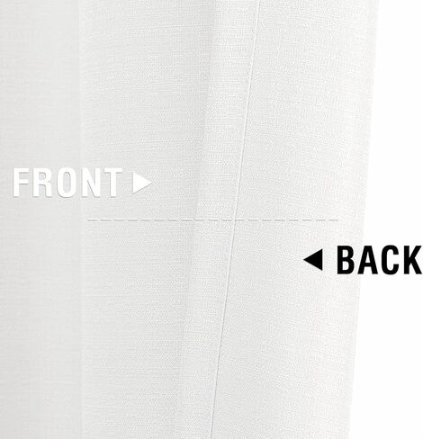 Lazzzy Linen Textured Kitchen Curtains Semi Grey Sheer Door Curtains for Living Room Light Filtering Cafe Tier Curtains Drapes 45 Inch Length Window Curtain Set for Bathroom Grommet Top 2 Panels Gray in Kuwait