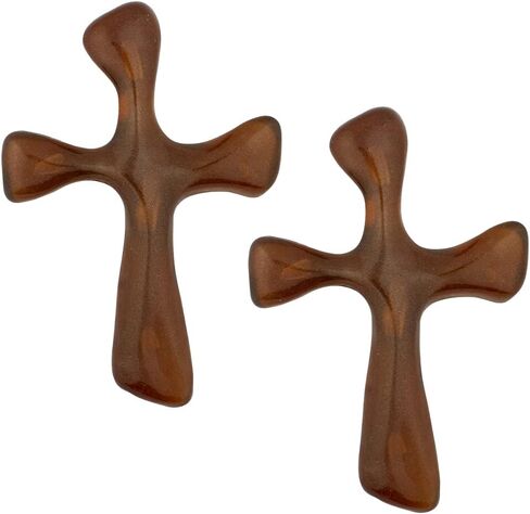 VILLAGE GIFT IMPORTERS One Day at a Time Handheld Cross - Courage and Peace Cross for Clutching, Praying, and Comforting (One Pack) in Saudi Arabia