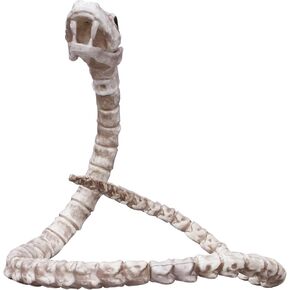 MCOSER 39.97 Inch Snake Skeleton Prop Halloween Snake Skull Statue Spooky Haunted House Decorations Decorations Props in Saudi Arabia