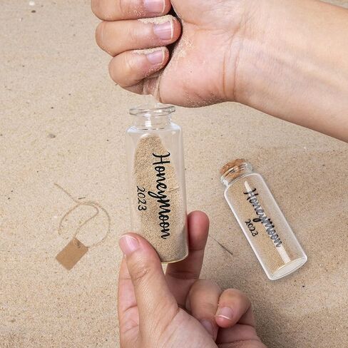 Honeymoon Sand Keepsake Jar 2024, Mr and Mrs Luggage Tags, Bridal Shower Gift, Wedding Gift, Engagement Gift, Honeymoon Gift, Travel Gift for Couples, Newlywed, Fiance in Saudi Arabia