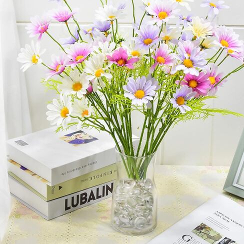 5 LB Flat Glass Marbles Gems Fire Glass for Fire Pit,Crafts,Table Scatters,Vase Fillers,Aquarium,Fish Tank Pebbles,Candle Holder Decor,Red,Blue and White Mix,Approx 450-500 PCS in Kuwait