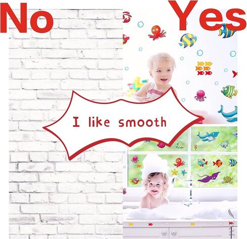 122 قطعة من ملصقات الحائط بتصميم اسماك تحت البحر لحمام الاطفال وحضانة الاطفال، ملصقات سهلة التقشير واللصق مع السلاحف والدوفين والشعاب المرجانية والمزيد، ديكور قابل للازالة بطابع المحيط in Kuwait