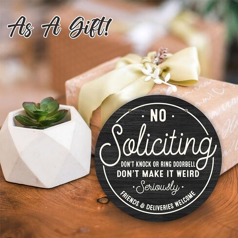 لا علامة التماس، لا تدق أو تدق جرس الباب، 6 "شماعة الباب الأمامي، ديكور لافتة باب الحائط، لافتة معلقة من الخشب الريفي للمدخل، جرس الباب لافتة الحائط مقبض الباب ديكورات المنزل والحفلات الخارجية-B05 in Kuwait