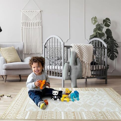 Seavish Boho عداء السجاد للمدخل 2x6 رمادي فاتح المطبخ عداء السجاد غير زلق قابل للغسل طويل الحمام السجاد عداء لينة رقيقة البوهيمي السجاد عداء السجاد الداخلي في الهواء الطلق لشرفة المدخل in Kuwait