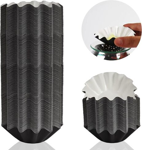 100 قطعة من بطانات تسخين الشمع من HMLUESR، قابلة لإعادة الاستخدام، بطانات شمع مضادة للتسرب، صينية شمع للشمع المعطر، أسود in Kuwait