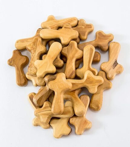 صليب My Careing Cross من خشب القلب، صلبان من الأرض المقدسة (25، متوسط) in Kuwait