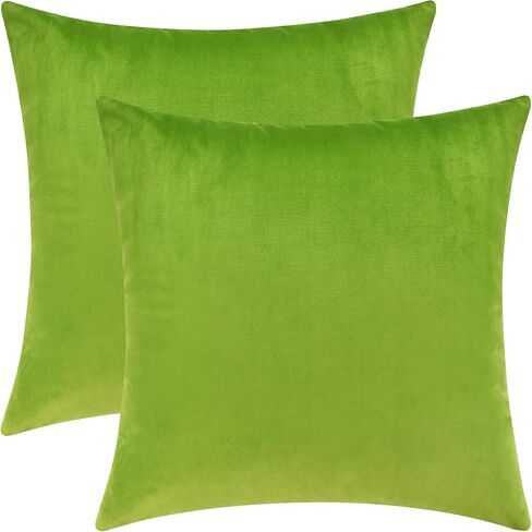 Mixhug Set of 2 Cozy Velvet Rectangle Decorative Throw Pillow Covers for Couch and Bed, Blue, 12 x 20 Inches in Kuwait