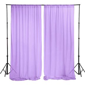 Chiffon Backdrop Curtain 5ftx9ft Royal Blue Voile Sheer Curtains 2 Panels Romantic Wedding Party Decor Polyester Chiffon Fabric Drapes for Party Stage(5ftx9ft(30"x108"x2), Royal Blue) in Saudi Arabia