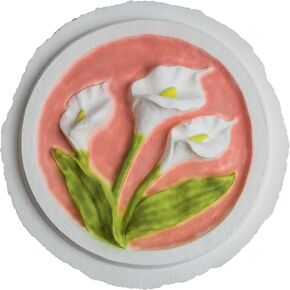 Biodegradable Urn for Human Ashes (Calla Lily) Water Burial Urn, Urn Floats in Water, Urn for Cremation, Ocean Water Scattering Urn for Ashes, Floating Urn, Adult Size Large W-303 in Kuwait