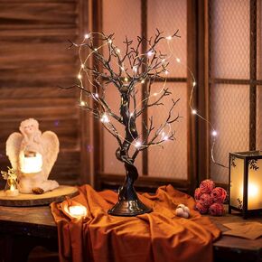Manzanita Branches Tree Centerpieces for Tables - 23" Black Tree Branches for Decoration, Tall Decorative Tree Natural, Fake Bare Tree, Ornament Tree Display Birch Tree for Christmas, Birthday Party