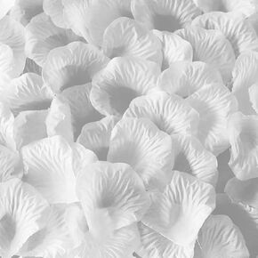 3600 Pcs Black Silk Rose Petals, Artificial Flower Petals, Wedding Flower Decorations, for Special Night, Valentine’s Day, Engagement Party