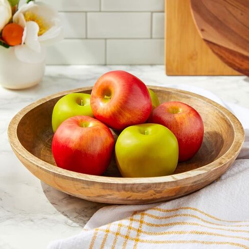 Juvale Artificial Fruit, Red and Green Fake Apples for Home Decor, Photography (2.5 in, 6 Pack) in Saudi Arabia