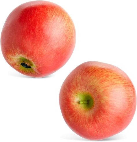 Juvale Artificial Fruit, Red and Green Fake Apples for Home Decor, Photography (2.5 in, 6 Pack) in Saudi Arabia
