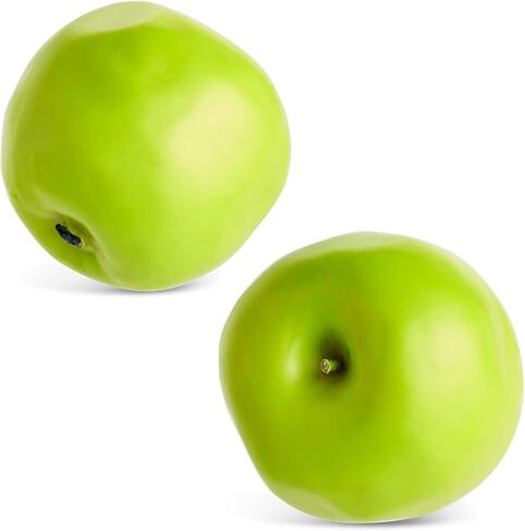 Juvale Artificial Fruit, Red and Green Fake Apples for Home Decor, Photography (2.5 in, 6 Pack) in Saudi Arabia