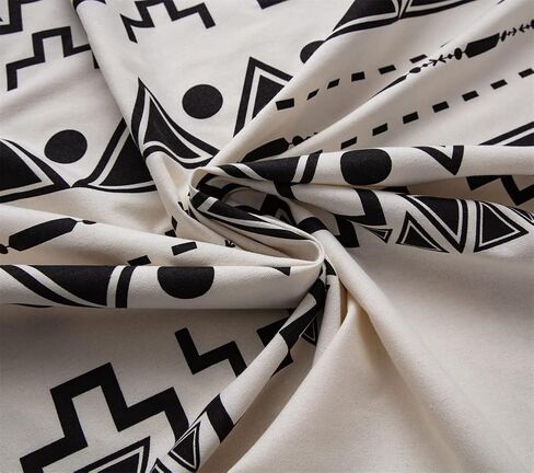 ستائر باب F-CHU Boho لخصوصية المداخل، ستائر مقسمة للغرفة، ستائر معزولة، لوحة واحدة مقاس 47 × 79 بوصة، مناسبة لعرض الباب 27-39 بوصة (لا تشمل شريط روما، قضيب تلسكوبي) in Kuwait