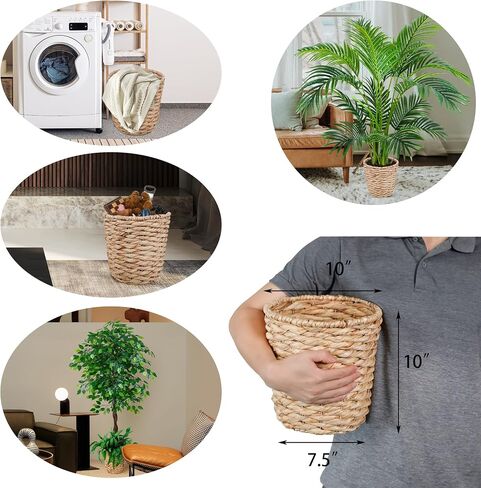 Worth Garden 7ft Artificial Olive Tree with 10’’ Woven Flower Basket, Realistic Fake Plant with Waterproof 100 LED String Lights, Greenery for Home Office Indoor Outdoor Decor. in Saudi Arabia