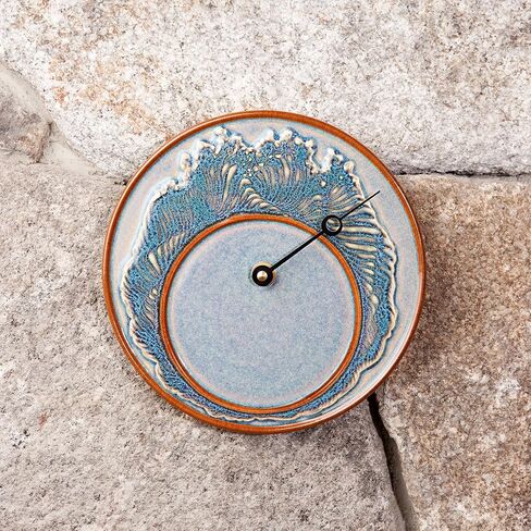 ساعة جورج تاون المصنوعة من الفخار - لون أرجواني in Kuwait