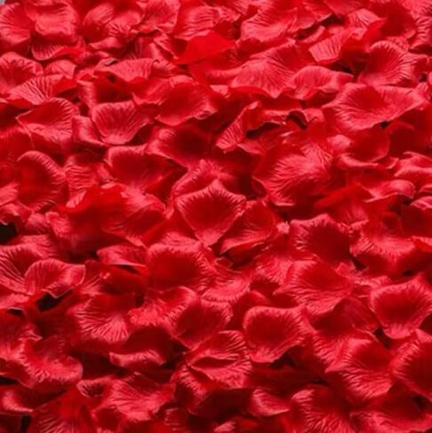 1000 PCS Artificial Fake Rose Petals for Wedding, Romantic Night for Her/Him Set, Engagement, Flower Decorations, Event, Party, in Bulk, (Royal Blue) in Saudi Arabia