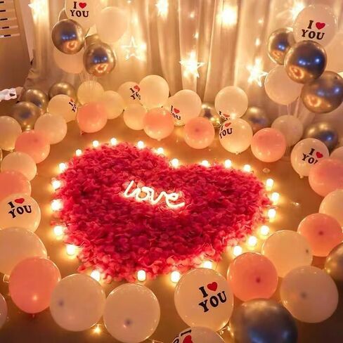 1000 PCS Artificial Fake Rose Petals for Wedding, Romantic Night for Her/Him Set, Engagement, Flower Decorations, Event, Party, in Bulk, (Royal Blue) in Saudi Arabia