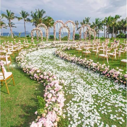 1000 PCS Artificial Fake Rose Petals for Wedding, Romantic Night for Her/Him Set, Engagement, Flower Decorations, Event, Party, in Bulk, (Royal Blue) in Kuwait