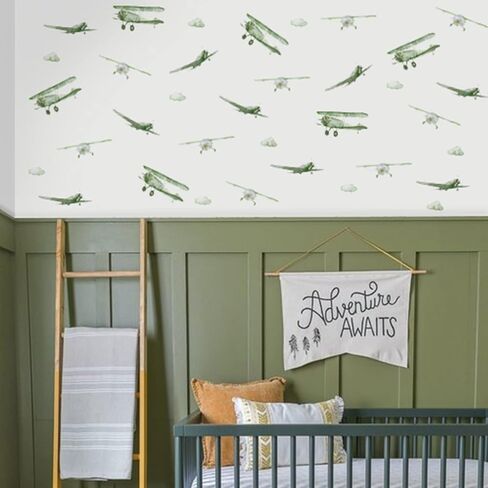30 PCS Boy Wall Decals Peel and Stick, Watercolor Multicolor Cars Wall Sticker for Baby Boys Room Kids Playroom Gender Neutral Room Nursery Wall Art Stickers Decor in Saudi Arabia