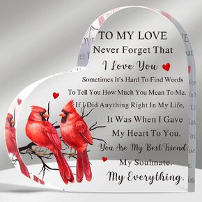 to My Love Acrylic Gift for Her Romantic Boyfriend Gifts Girlfriend Love Ideas Anniversary Valentines Birthday Girlfriend Gift for Him Husband Wife Women Men (Romantic) in Saudi Arabia