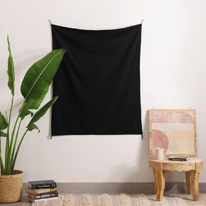 Popular Handicrafts Tapestry Wall Hanging Hippie Bohemian Hippy Intricate Indian Tapestries Bedspread 35 x 44 Inches (89cm x 112cm), Black in Saudi Arabia