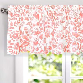 DriftAway Julia Lined Valance Double Layer Thermal Insulated Room Darkening Blackout Valances 3 Inch Rod Pocket Window Valance for Bathroom Living Room 52 Inch by 18 Inch Blush in Saudi Arabia