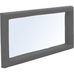 Factory Direct Partners 13289-GY SoftScape Sensory Wall Mirror (18" x 36") with Child-Safe, Shatterproof Mirror, Grey in Saudi Arabia