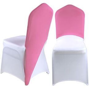Chair Cap Covers Chair Hood Sash Chair Hat Bands (Black, 20pcs)