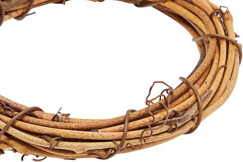 12 Pack Small Grapevine Wreaths for Crafts, DIY Wedding Decorations, Christmas Ornaments, Holiday Decor (4 Inches) in Saudi Arabia