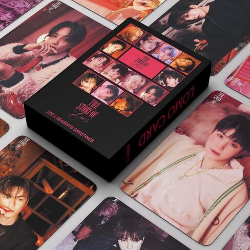 PYAJUU SEVENTEEN Photo Cards 55pcs Seventeen Season's Greetings 2023 Photocard KPOP SEVENTEEN Cards Seventeen Photocard Gift for Fans Daughter 2023 Season's Greetings in Saudi Arabia