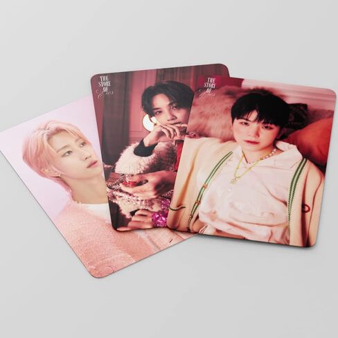 PYAJUU SEVENTEEN Photo Cards 55pcs Seventeen Season's Greetings 2023 Photocard KPOP SEVENTEEN Cards Seventeen Photocard Gift for Fans Daughter 2023 Season's Greetings in Saudi Arabia