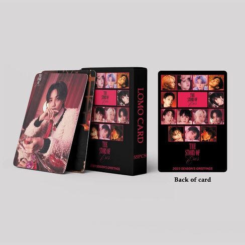 PYAJUU SEVENTEEN Photo Cards 55pcs Seventeen Season's Greetings 2023 Photocard KPOP SEVENTEEN Cards Seventeen Photocard Gift for Fans Daughter 2023 Season's Greetings in Saudi Arabia