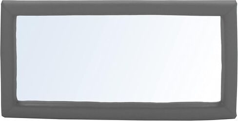 Factory Direct Partners 13289-GY SoftScape Sensory Wall Mirror (18" x 36") with Child-Safe, Shatterproof Mirror, Grey in Kuwait