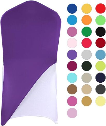 Chair Cap Covers Chair Hood Sash Chair Hat Bands (Black, 20pcs) in Kuwait