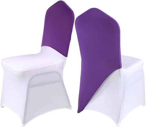 Chair Cap Covers Chair Hood Sash Chair Hat Bands (Black, 20pcs) in Kuwait