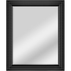 MCS 47695 مرآة حائط مضلعة، 28 × 34 بوصة، أسود مصقول in Kuwait