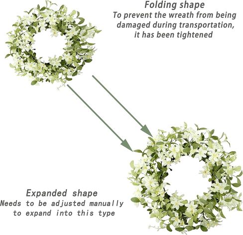 20 inch Artificial Fall Wreaths for Front Door Autumn Eucalyptus Wreath with Eucalyptus Leaves,Small Pumpkin,Small Berry for Front Door Indoor Outdoor Farmhouse Wall Holiday Decor in Kuwait