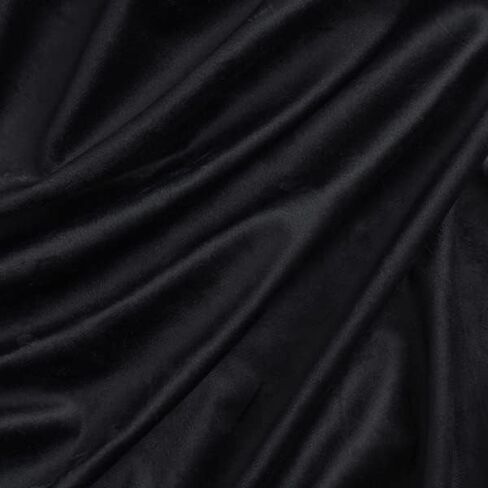 HLC.ME Lopez Velvet Premium Soft Light Filtering Back Tab Rod Pocket Window معالجة ستائر لغرفة النوم وغرفة المعيشة - مجموعة من لوحتين (طول 54 × 84 بوصة، وردي فاتح) in Kuwait