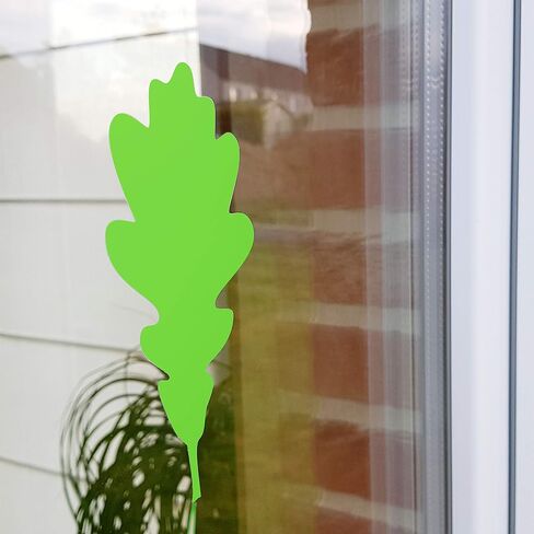 Window Protection Tree Leaves Stickers - Anti-Collision Stickers to Prevent People and Bird Strikes on Window Glass - Set of 39 Tree Leaves Decals - Color: Black in Kuwait