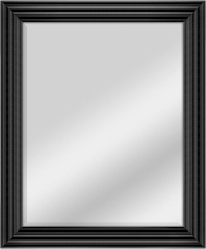 MCS 47695 مرآة حائط مضلعة، 28 × 34 بوصة، أسود مصقول in Kuwait