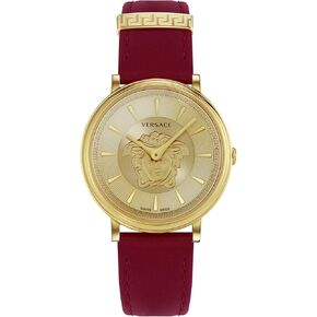 Versace Womens Gold 38 mm V-Circle Medusa Watch VE8103821 in Kuwait