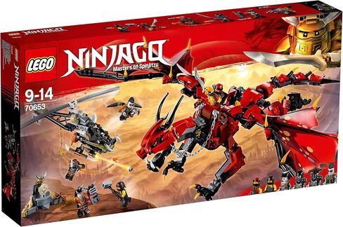 LEGO Ninjago Firstbourne Playset, Dragon & Hunter Helicopter Toy, Build & Play Dragon Toys for Kids in Saudi Arabia