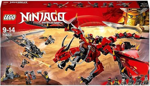 LEGO Ninjago Firstbourne Playset, Dragon & Hunter Helicopter Toy, Build & Play Dragon Toys for Kids in Saudi Arabia