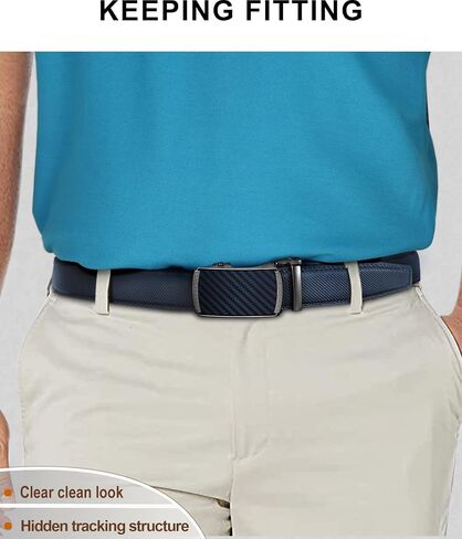 BULLIANT Men's Belt,Slide Ratchet Belt For Gift Men Dress Pant Shirt Oxfords,Trim To Fit in Saudi Arabia