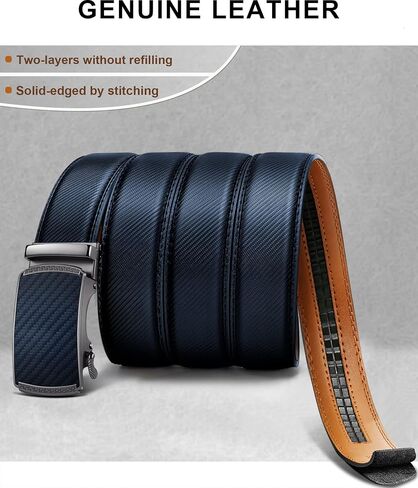 BULLIANT Men's Belt,Slide Ratchet Belt For Gift Men Dress Pant Shirt Oxfords,Trim To Fit in Saudi Arabia