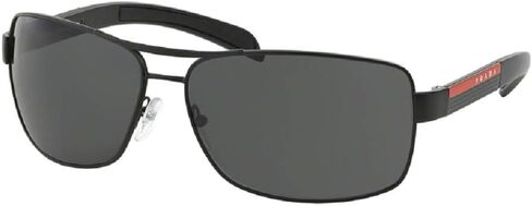 Prada PS54IS Rectangle Sunglasses For Men+ BUNDLE With Designer iWear Complimentary Eyewear Kit in Saudi Arabia